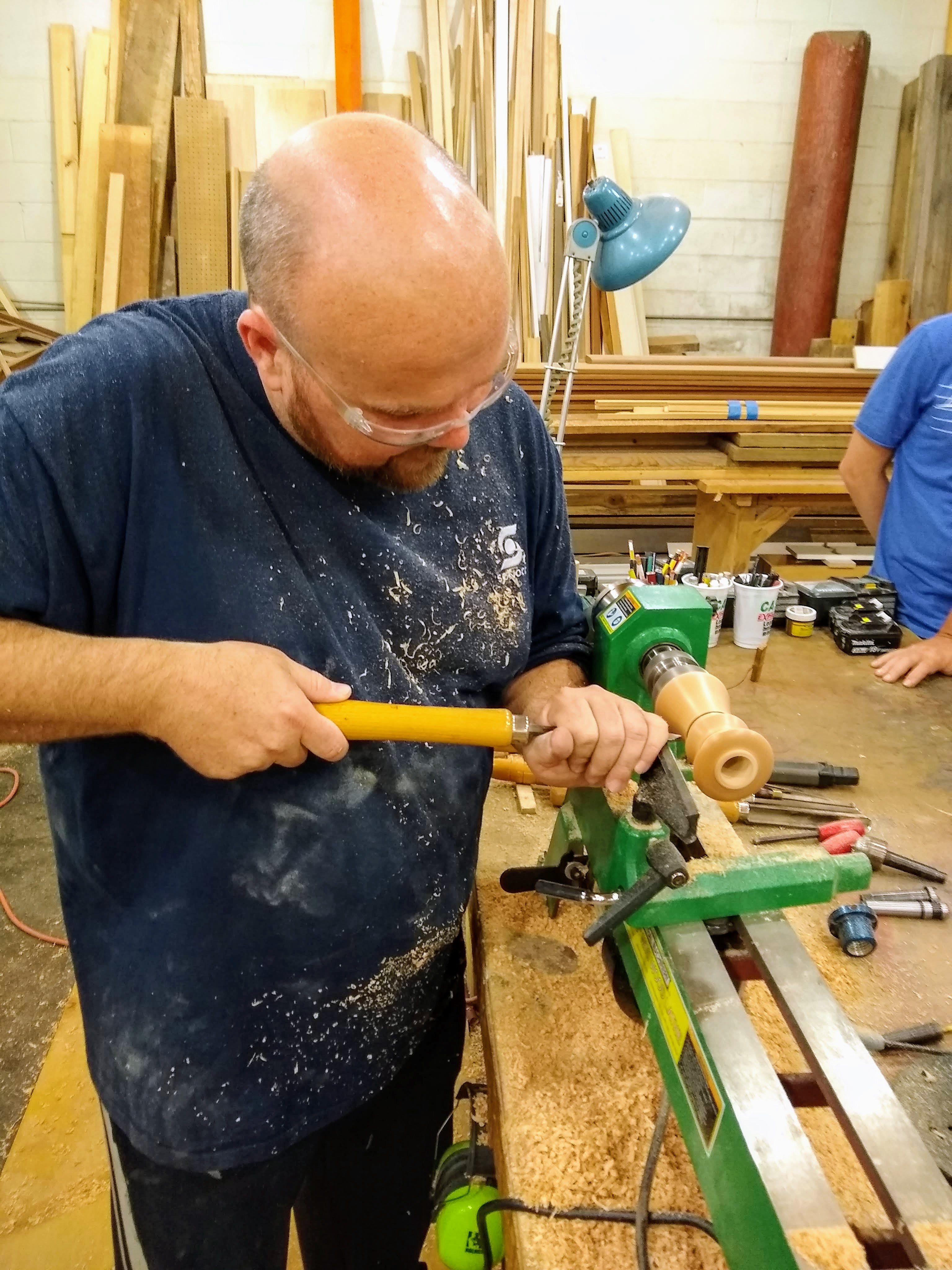 First Lathe Class a Success