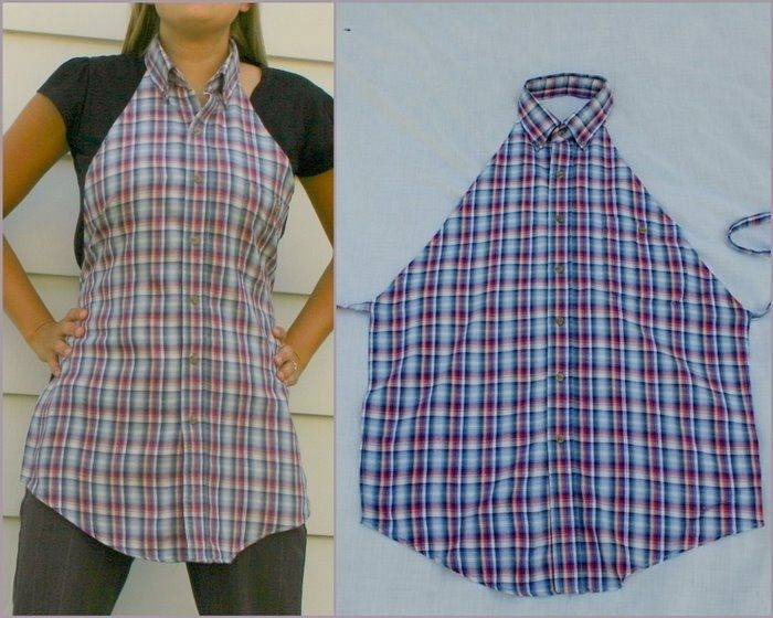 Making Aprons From Shirts